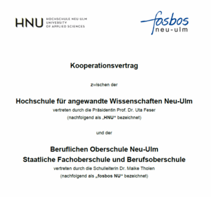 FOSBOS HNU Kooperation